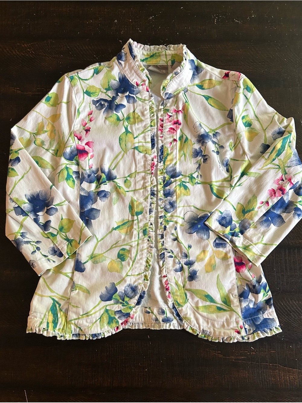 Chico's floral jacket/shacket